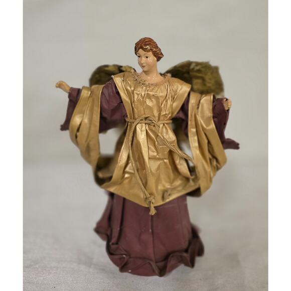 Vintage Christmas Clothtique Lady Angel Tree Topper 8 - Picture 5 of 5